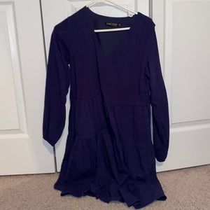 navy blue dress